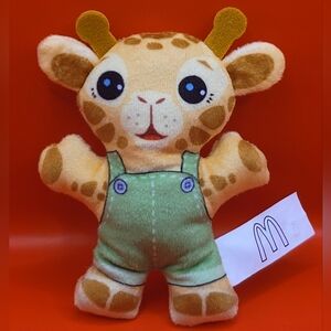 Mcdonalds 4" Mini Giraffe Happy Meal Toy Stuffed Plush